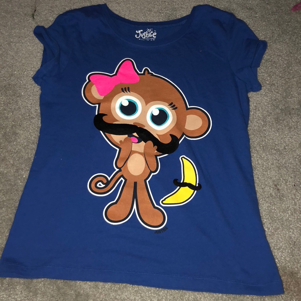 A monkey shirt from justice.